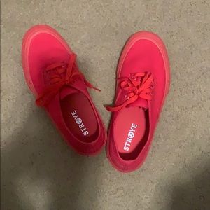 Straye Red Skate Shoes